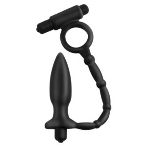 Analplug mit Penisring „ass-kicker with cockring“