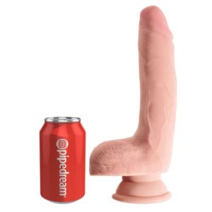 Dildo „9" Triple Density Cock with Balls“
