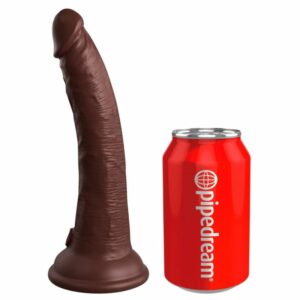 Naturdildo „7“ Dual Density Silicone Cock“ mit extra starkem Saugfuß