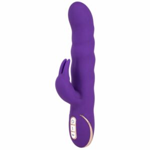 Rabbitvibrator „Entice“ mit pulsierender Wellenmassage im Schaft