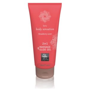Massage- und Gleitgel »2in1 Strawberry Scent«