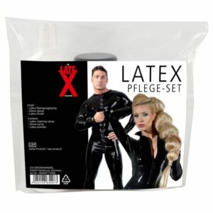 3-teiliges Latexpflegeset mit Glanzspray