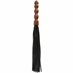Flogger „Wood“ aus Holz und Leder