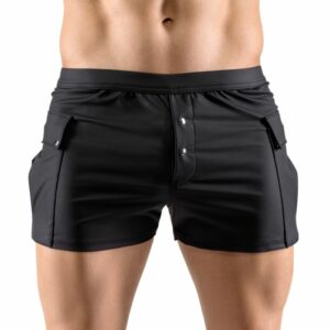 Shorts im Worker-Style mit Taschen und Druckknopfleiste vorn