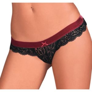 Riostring aus edler Spitze und Samt