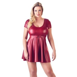 Minikleid aus mattem Stoff