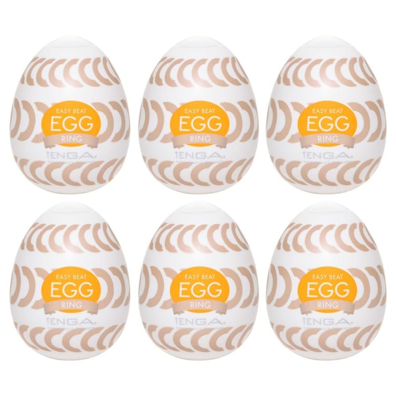 Masturbator „Egg Ring“ mit Rillenringe-Stimulationsstruktur Masturbator „Egg Ring“ mit Rillenringe-Stimulationsstruktur